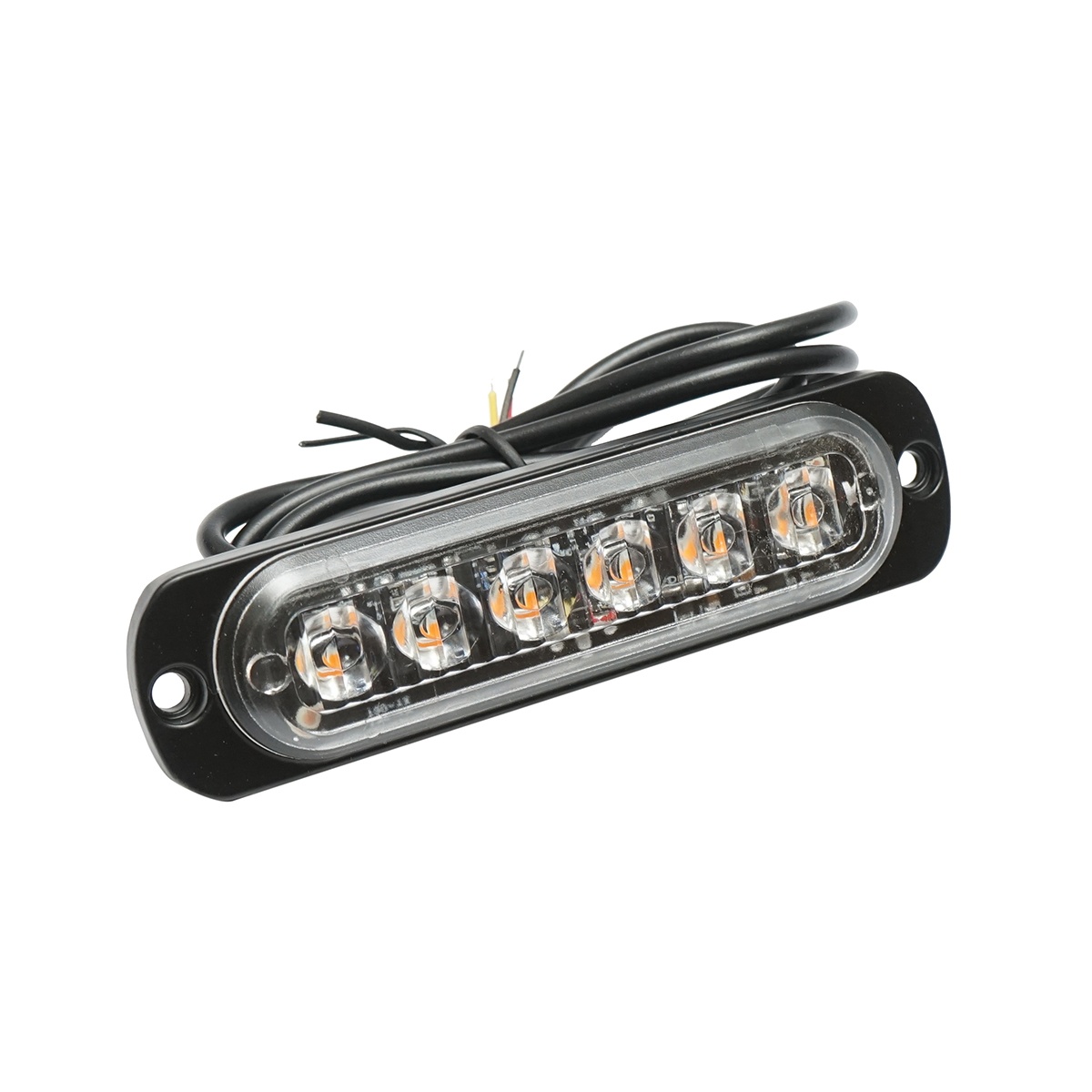 Lampa gabarit LED 12-24V, 6W, galben, 6 LED-uri 110x30x12mm , Cod: BK79852 - 2 | YEO
