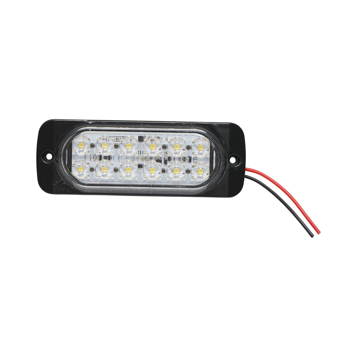 Lampa laterala stroboscopica led alba 115mm 12-24V FR1278W, Cod: BK69507, Brand: BRECKNER GERMANY