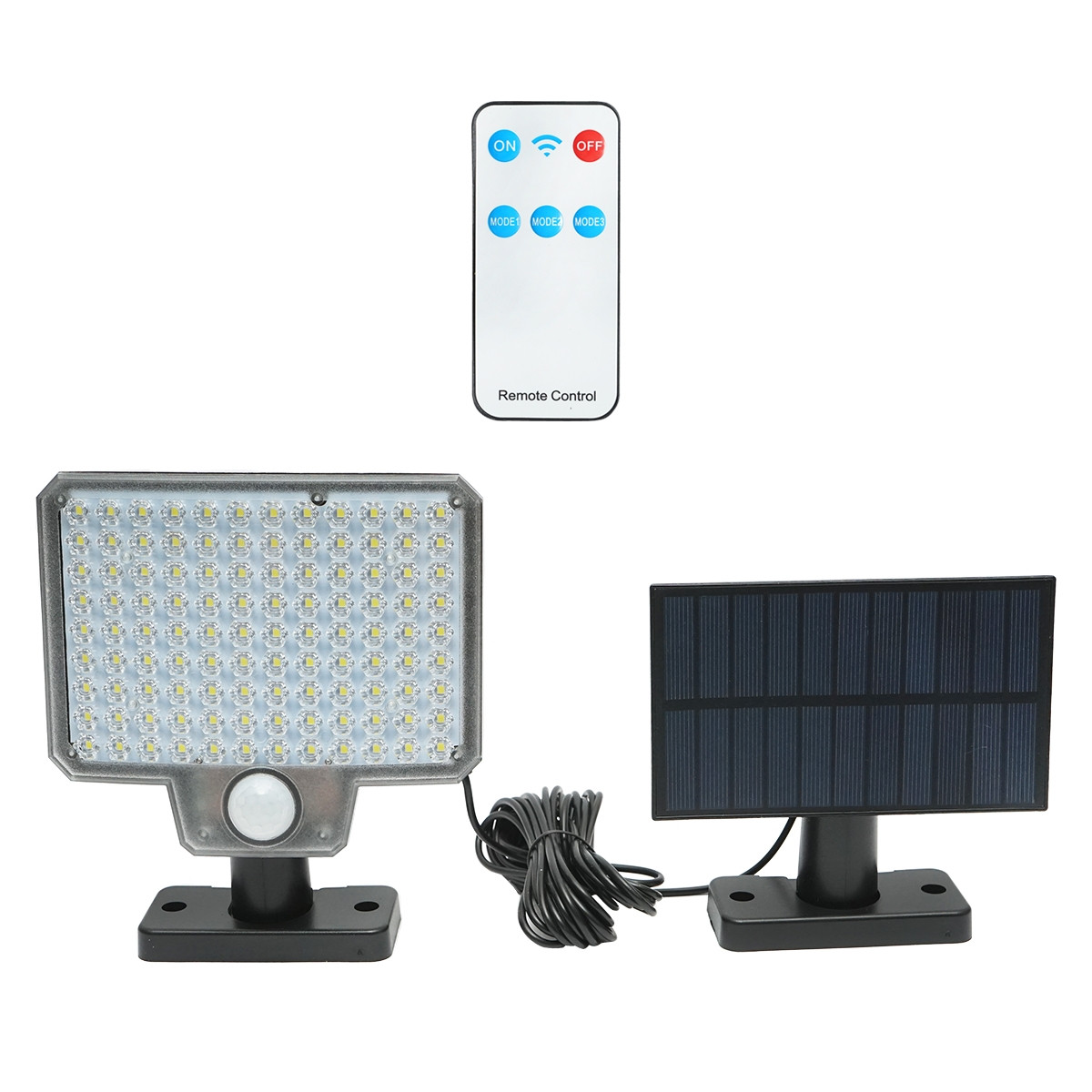 Lampa LED 8W cu panou solar telecomanda si baterie 2000mAh, IP65, Cod: BK69960,Brand: BRECKNER GERMANY