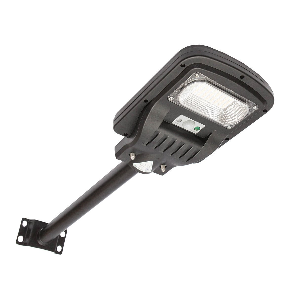 Lampa solara LED iluminat stradal, 50W, 6500K, IP65, cu panou solar si prindere pe stalp, Cod: BK69245 Echivalență: DISES94, Breckner Germany