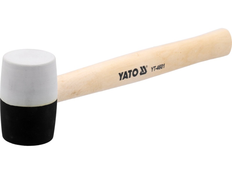 Mălărie de cauciuc YATO 340 g (alb și negru) 49 mm - 1 | YEO