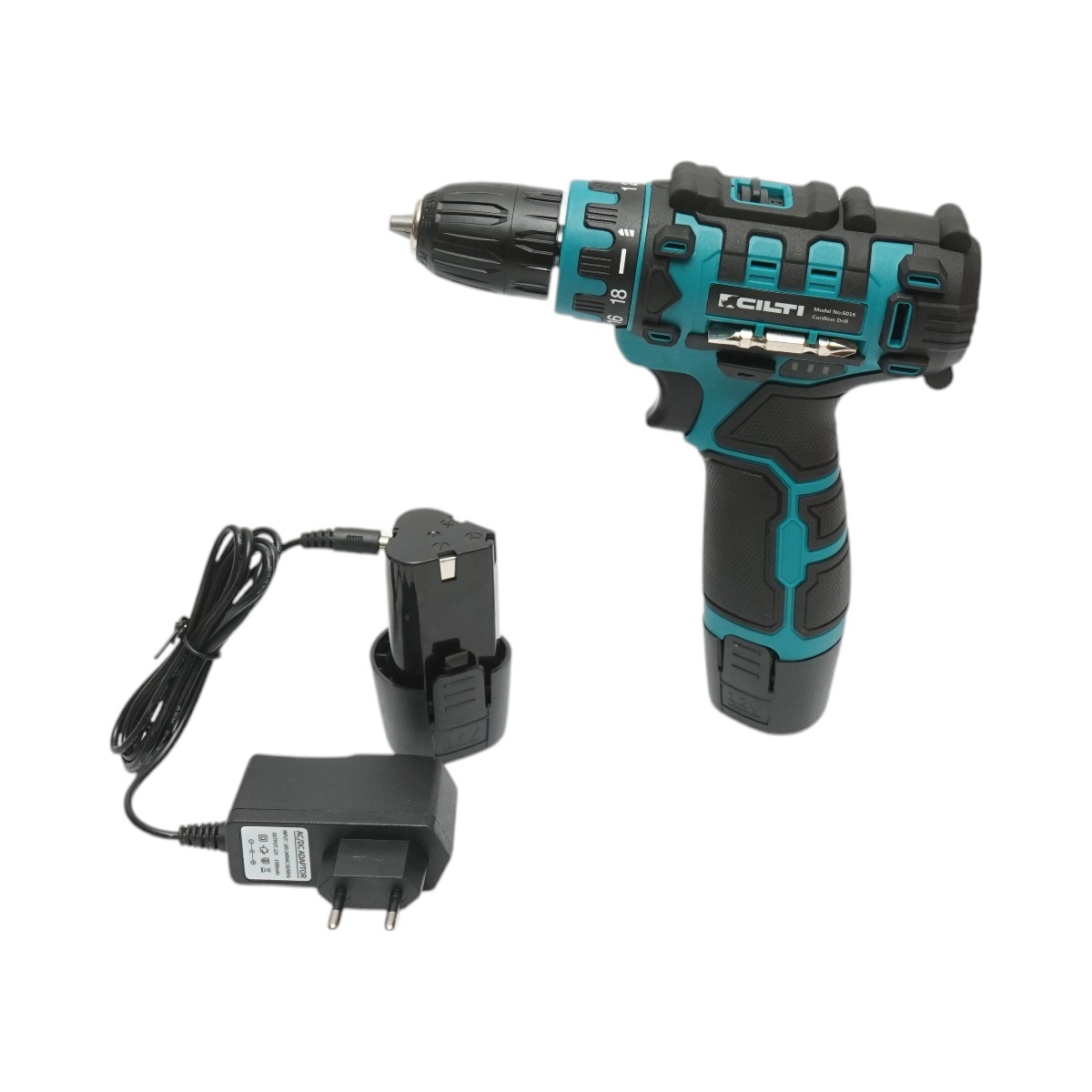 Masina de gaurit si insurubat cu 2 acumulatori 12V/1.5Ah, cuplu 17-19Nm, Cod: DISTN76 - 1 | YEO