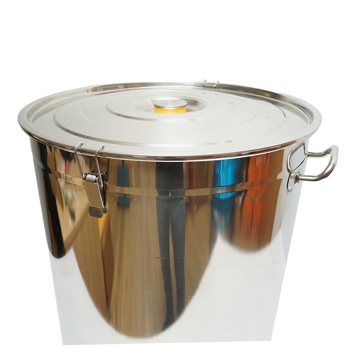 Maturator din inox cu capac pentru miere de albine 100Kg , Cod: DISTT67 - 3 | YEO