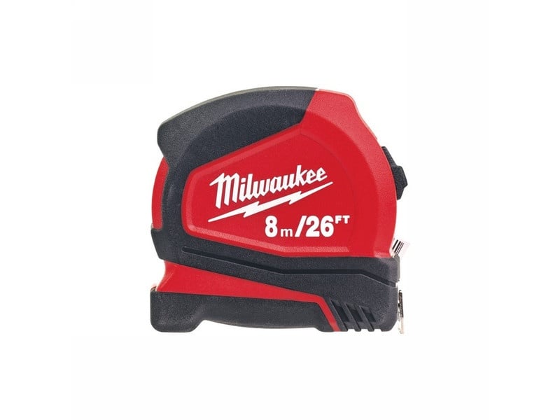 MILWAUKEE Bandă de măsurat 8 m x 25 mm Pro Compac