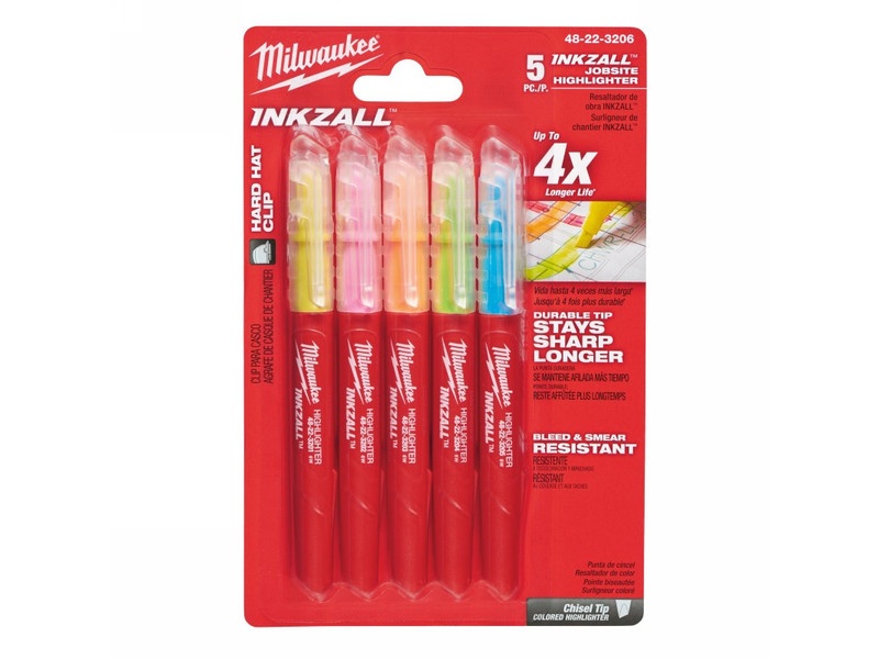 MILWAUKEE Highlighter felt 5 culori