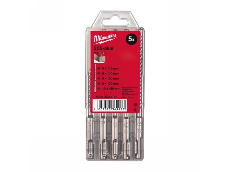 MILWAUKEE Set de burghie pentru roci 5 piese SDS-Plus