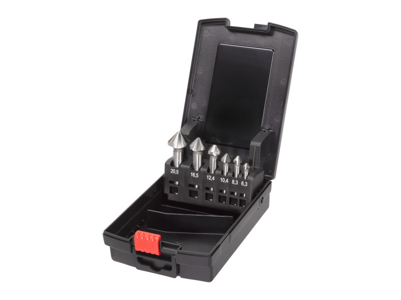 MILWAUKEE Set de freze conice pentru metal HSS 6 piese