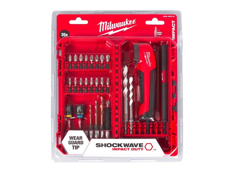 MILWAUKEE Shockwave Set de burghie și șurubelnițe din 35 de piese Shockwave™