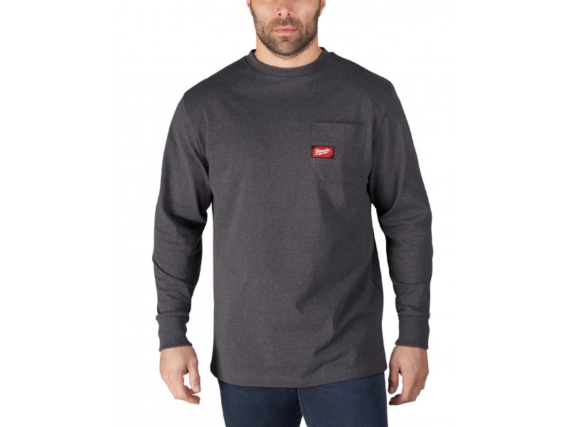 MILWAUKEE Tricou cu mânecă lungă gri WTLSG-XL WORKSKIN™ - 1 | YEO