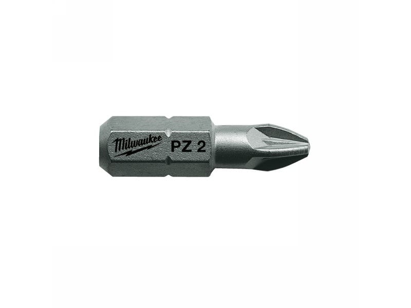 MILWAUKEE Vârf bit PZ2 x 25 mm (25 buc)