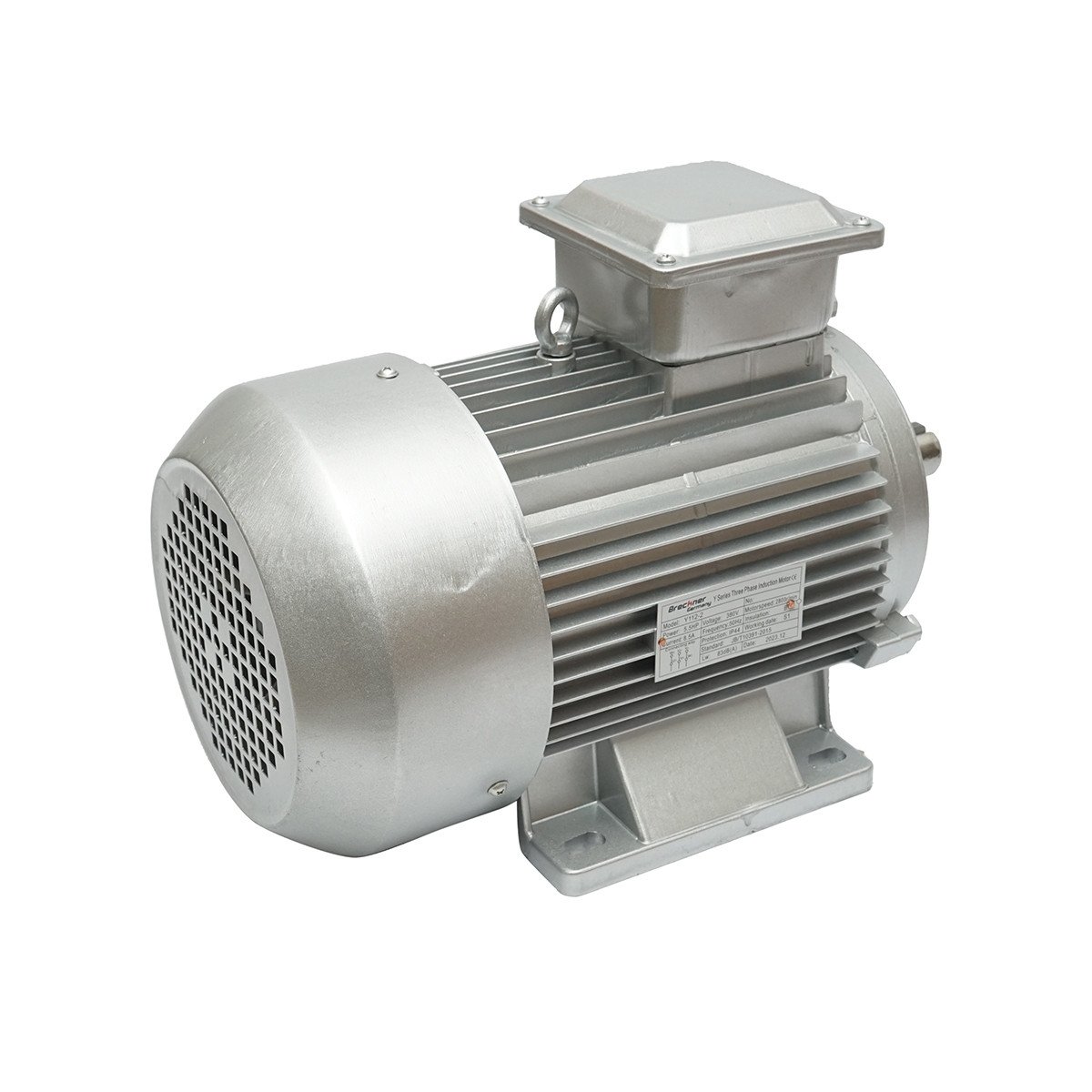 Motor electric trifazat 4KW, 380V cu bobinaj din cupru si carcasa de aluminiu IP44, Cod: 40TH198, Brand: THOR - 2 | YEO