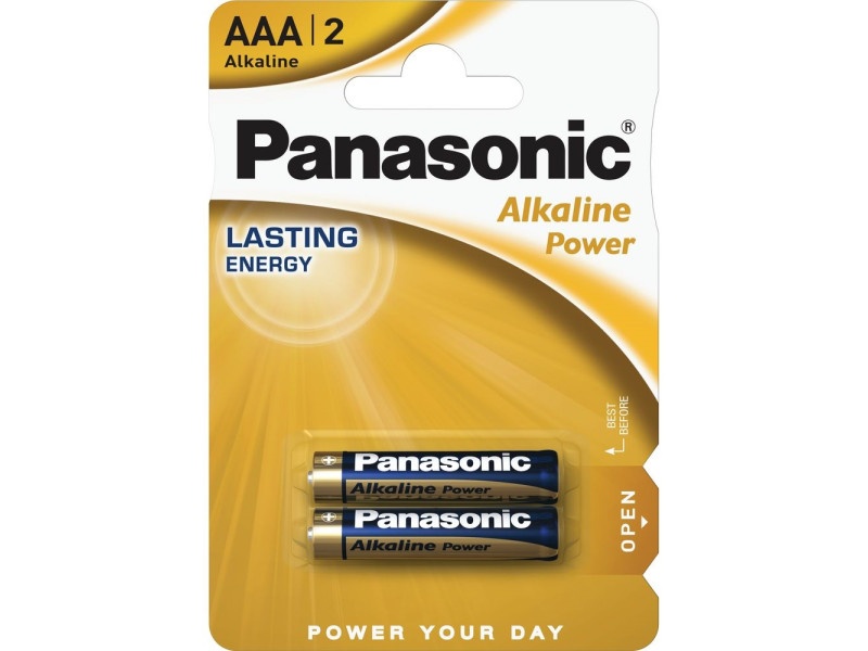 PANASONIC AAA/micro baterii alcaline de lungă durată 1,5 V (2 buc)