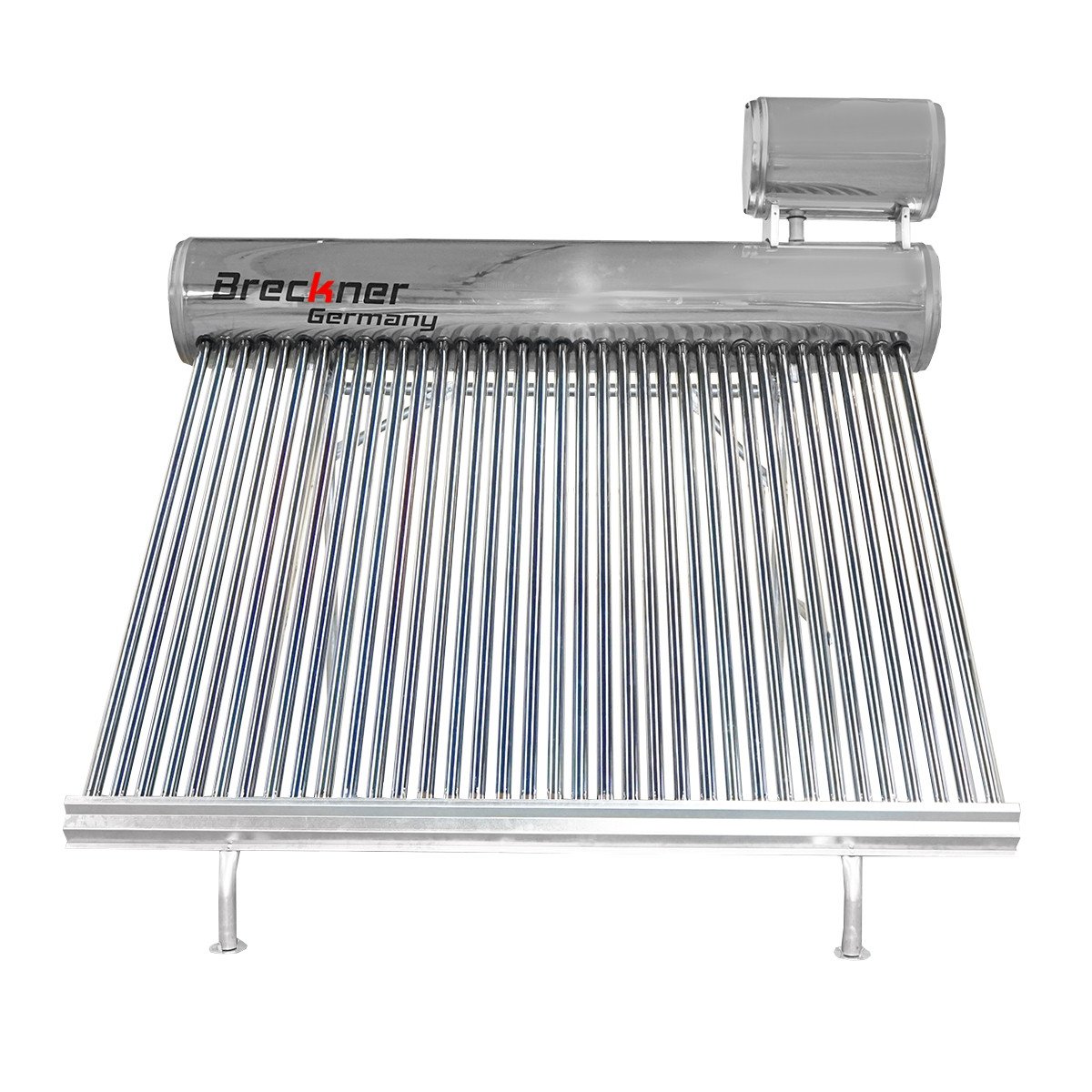 Panou solar nepresurizat inox, cu 36 tuburi pentru apa calda, boiler 260L, 2390x2200x1820mm, Cod: BK77133, Echivalență: DISEH57, Breckner Germany - 1 | YEO