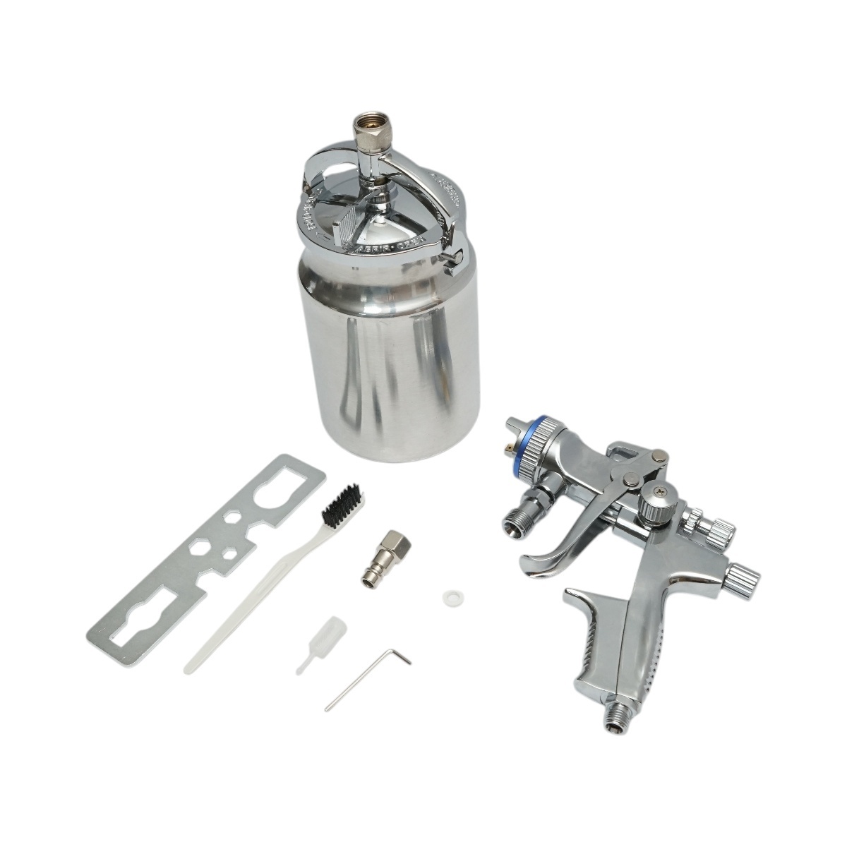 Pistol de vopsit cu aer comprimat 1000ml, duza 1.4mm, debit 200ml/min, presiune max. 4 bar , Cod: BK76143, Breckner Germania - 3 | YEO