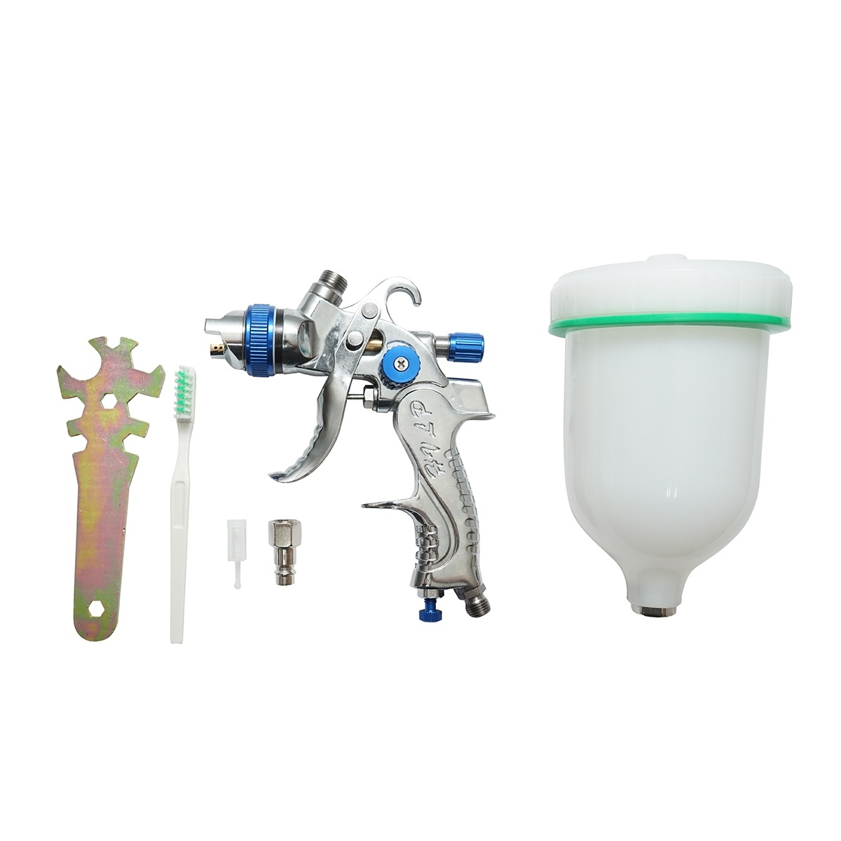 Pistol de vopsit cu aer comprimat 500ml, duza 1.3mm, debit 180ml/min, presiune max. 3.5 bar , Cod: BK76158 - 1 | YEO