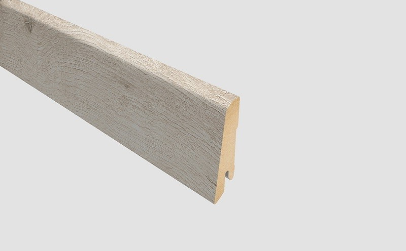 Plinta Mdf, 240 x 1.4 x 8 cm, L494, pentru Parchet laminat Egger Pro, Stejar alb Cesena, EPL143N si Parchet laminat Egger Pro, Stejar Corton alb, EPL051N, Egger