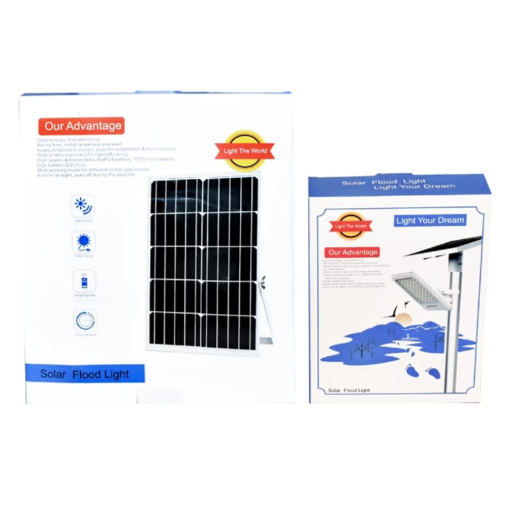 Proiector LED, 100W, cu panou solar policristalin 12W, telecomanda si acumulator inclus, Cod: BK87438 Echivalență: DISDM76, Breckner Germany - 3 | YEO