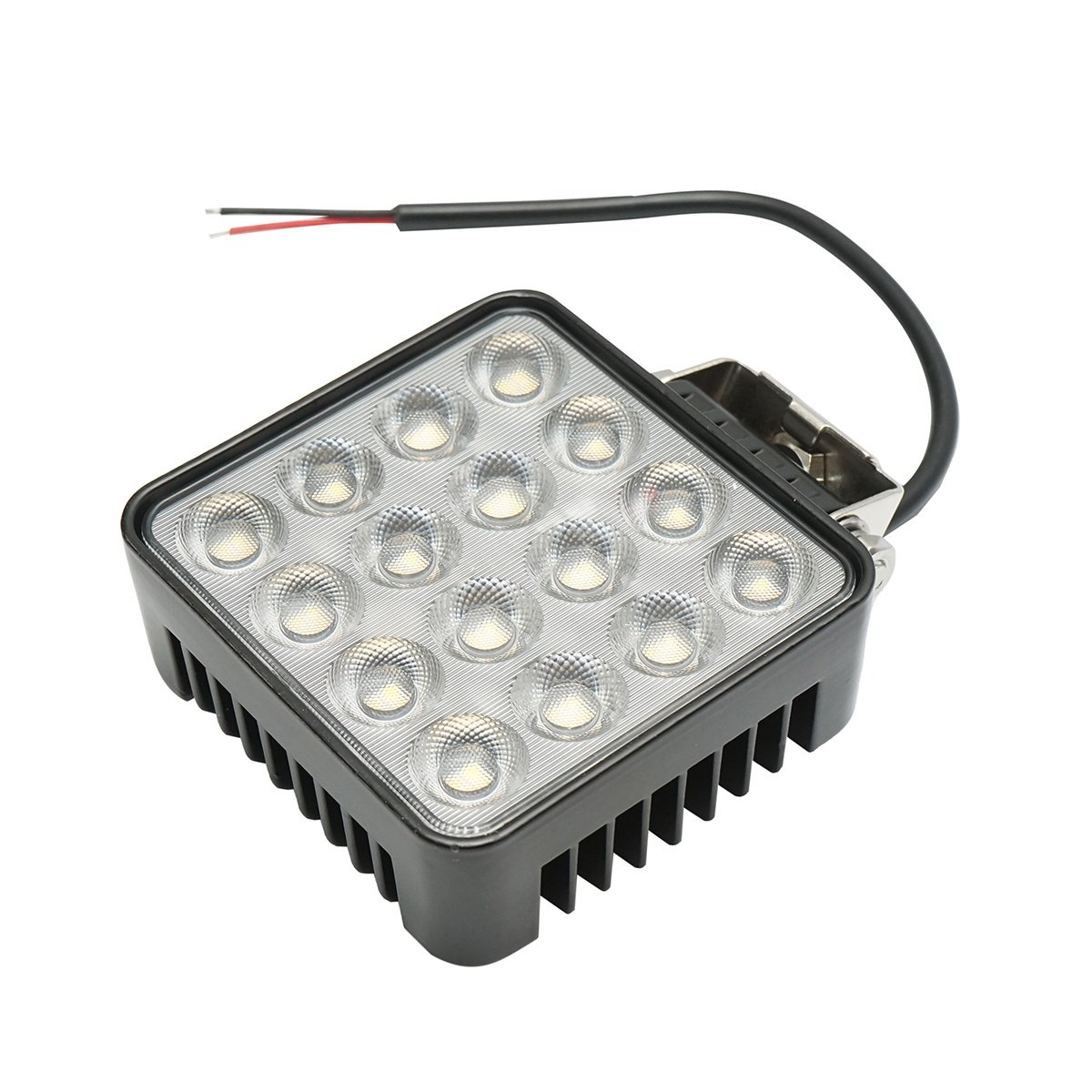 Proiector LED patrat tip flood 12-48V, 48W, 3000K carcasa aluminiu 110x110x45mm , Cod: BK79844 - 3 | YEO