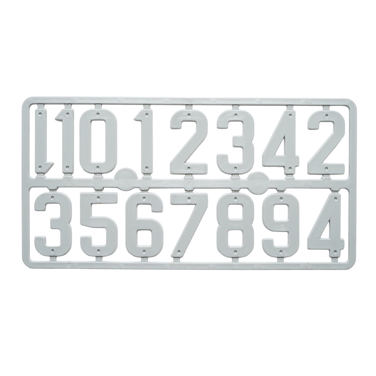 Sablon cu 10 cifre pentru numerotarea stupilor, Cod: DISKP98