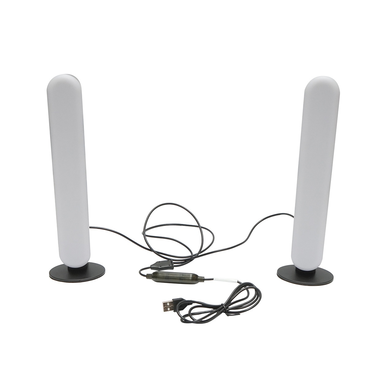 Set lampi decorative LED RGB 5W dimabile, control vocal, mod muzica, dinamic, static cu telecomanda, bluetooth, aplicatie Raingel, Cod: BK79817 - 1 | YEO