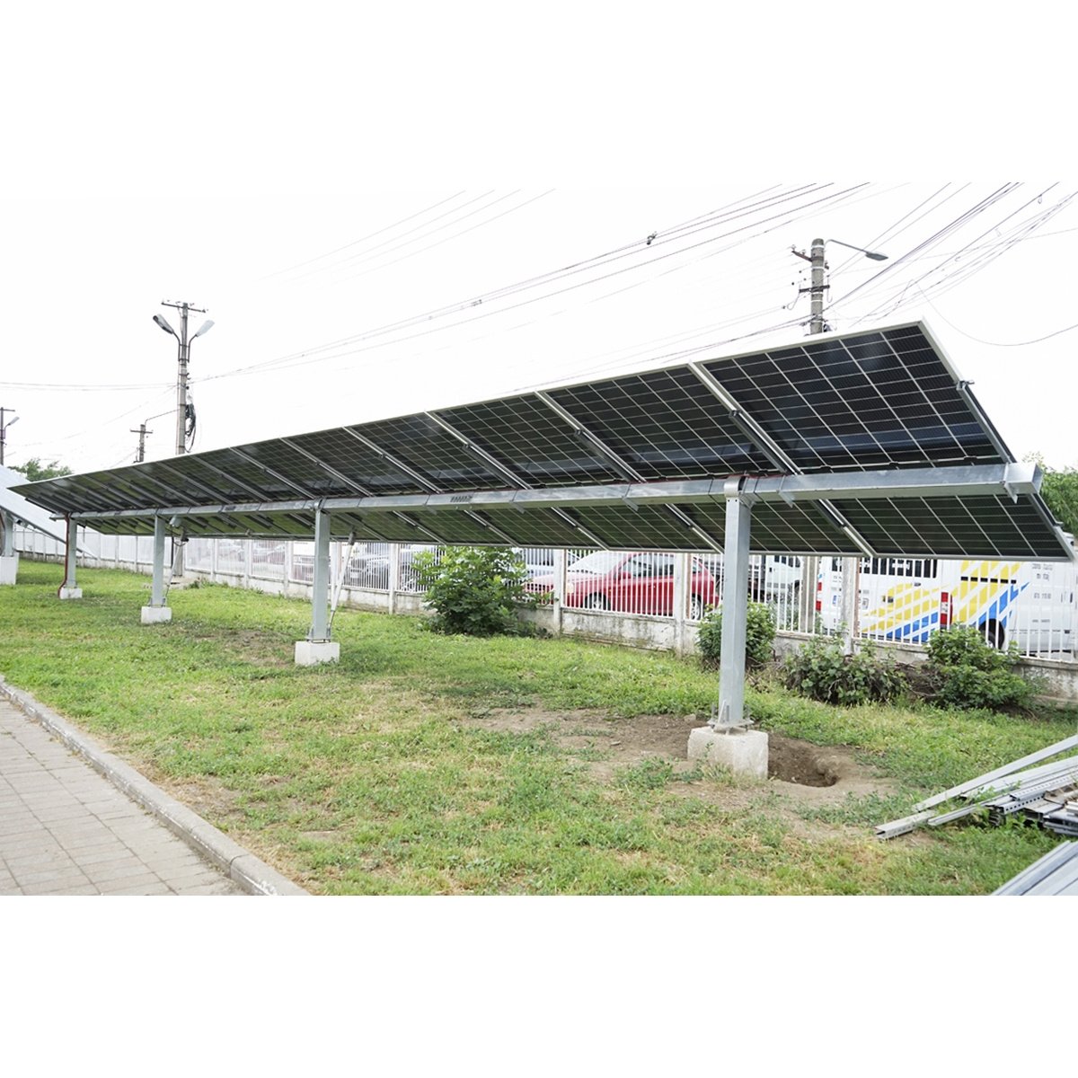 Sistem complet montare, structura tracker solar automat 14,75 KW, 1 rand, Cod: BK77977, Brand: BRECKNER GERMANY - 2 | YEO