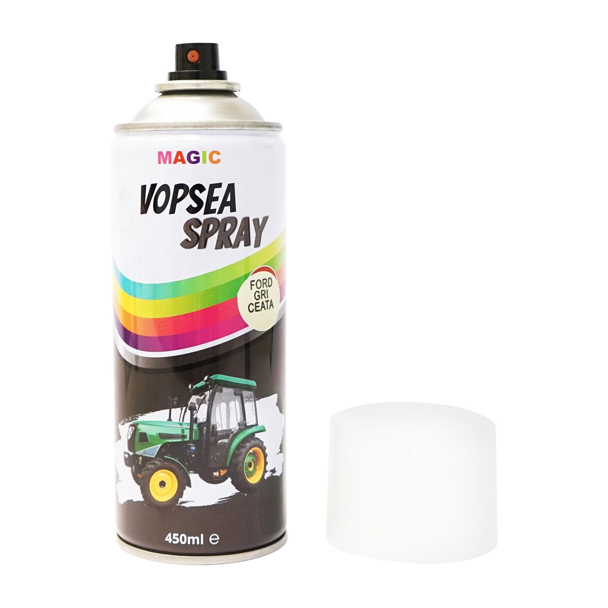 Spray vopsea auto gri ceata tip Ford profesionala cu uscare rapida 450ml, Cod: BK837121, Brand: MAGIC - 1 | YEO