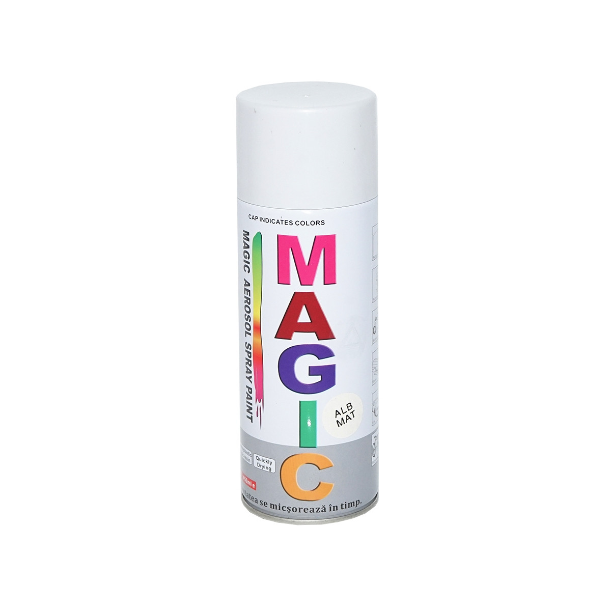 Spray vopsea MAGIC alb mat 007 400ml, Cod: FOX007, Brand: MAGIC