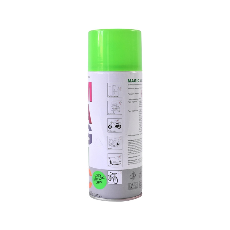 Spray vopsea verde fluorescent 1005 450 ml, Cod: FOX1003, Brand: MAGIC - 1 | YEO