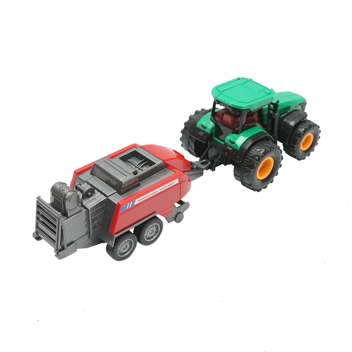 Tractor verde cu remorca, 304x85x83mm jucarie copii +3 ani, Cod: DISLW89G - 3 | YEO
