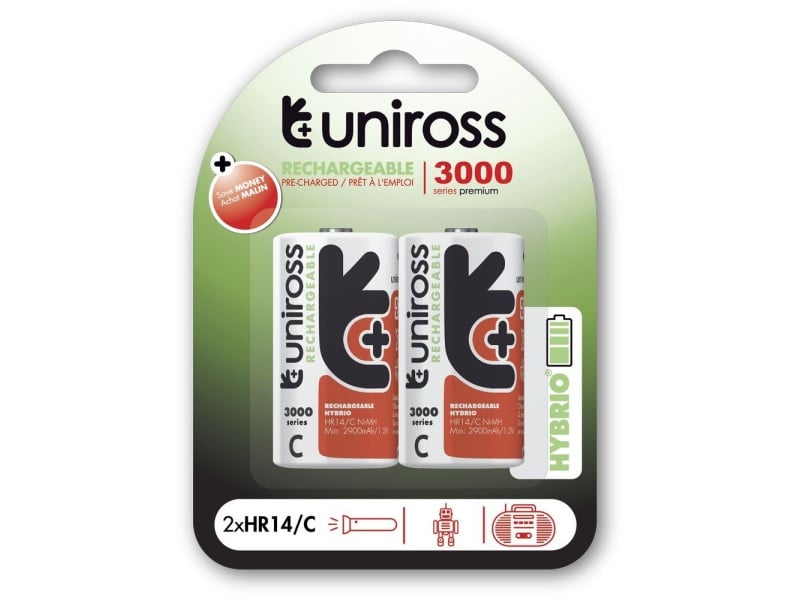 UNIROSS C/baby baterie 1.2 V 3000 mAh (2 buc)