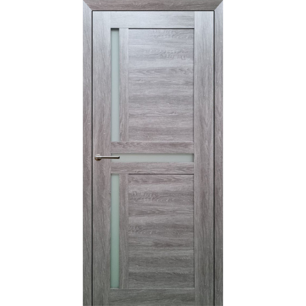 Usa interior, KD 1, lemn & mdf, 80x200cm, gri, stejar gri, reversibila, KDoors