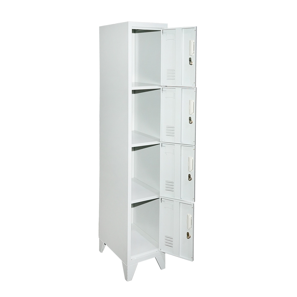 Vestiar, dulap metalic cu 4 usi securizate 1700x300x450mm, Cod: BK78302, Echivalență: DISLP75, Breckner Germany - 2 | YEO