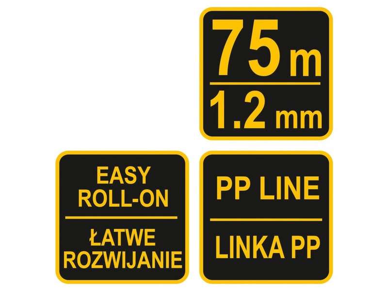VOREL Cablu de zidărie 75 fm x 1,2 mm portocaliu - 2 | YEO