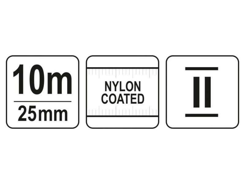 YATO Bandă de măsurare 10 m x 25 mm