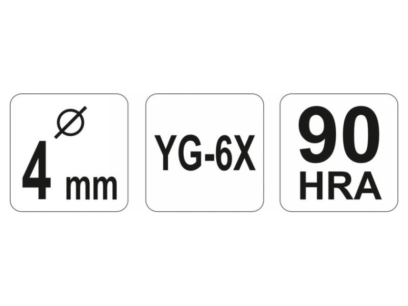 YATO Burghiu pentru sticlă și gresie 4 mm - 2 | YEO