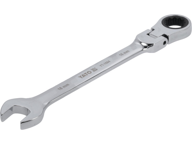 YATO Cheie cu clichet stea cu clichet 18 mm / 235 mm 72T CrV - 2 | YEO