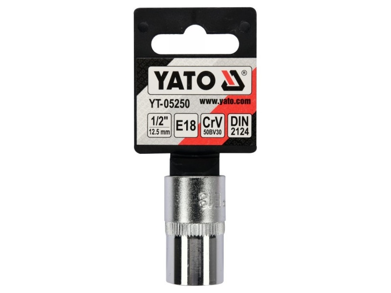 YATO Cheie tubulară externă torx 1/2" E18 CrV - 1 | YEO