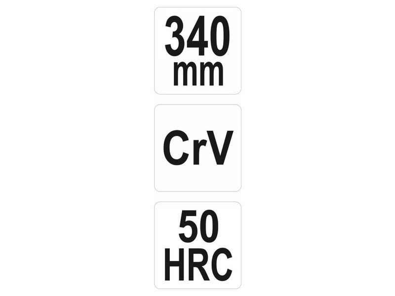 YATO Clește cu nas lung drept 340 mm CrV