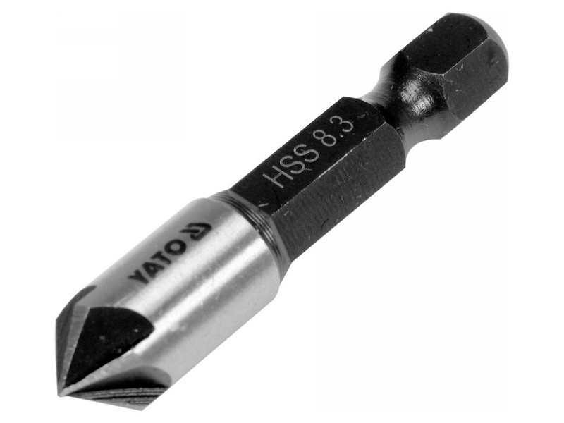 YATO Conic countersink pentru metal 8,3 mm dimensiune bit HSS - 1 | YEO