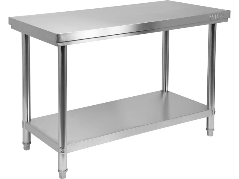 YATO GASTRO Masă de lucru Inox cu raft inferior - 2 | YEO