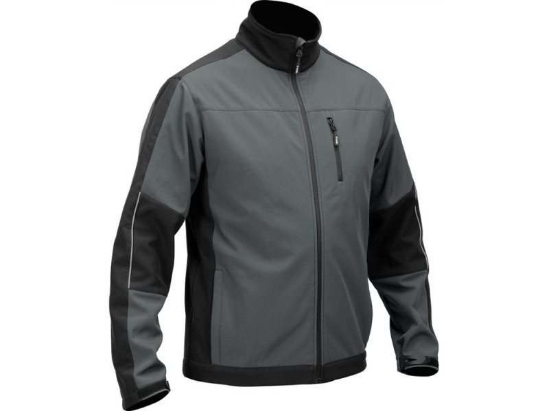 YATO Jachetă de protecție softshell de lucru gri-negru dimensiune XL 3 buzunare - 1 | YEO