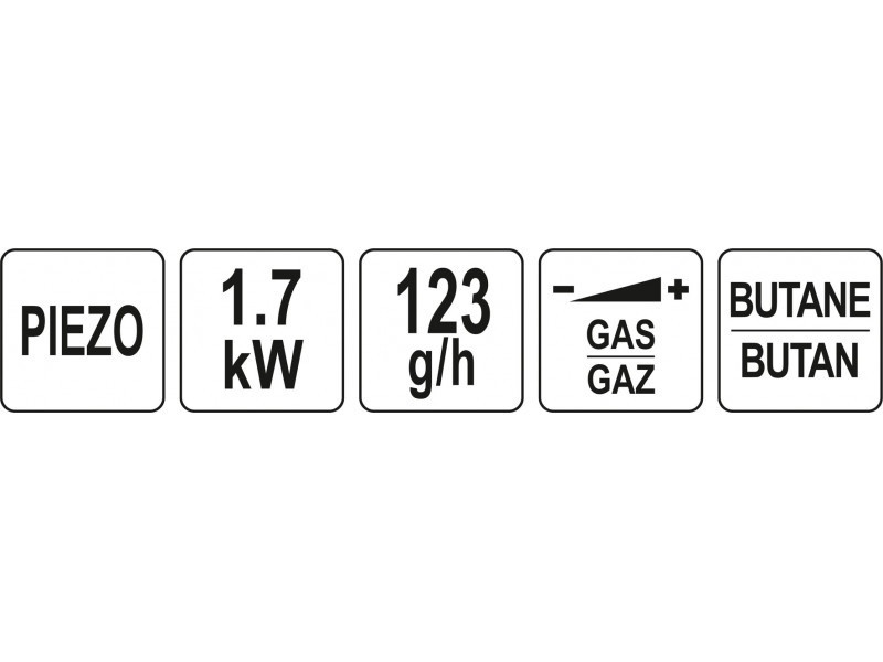 YATO Lampă rotativă piezo 1,7 kW - 3 | YEO