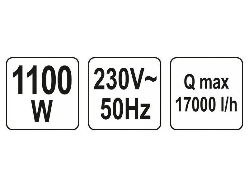 YATO Pompă submersibilă inox 1100 W - 3 | YEO