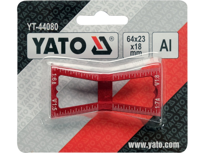 YATO Șablon coadă de rândunică pentru masă aluminiu - 2 | YEO