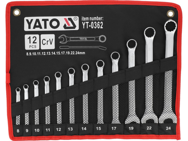 YATO Set cheie stelară 12 piese 8-24 mm CrV - 1 | YEO