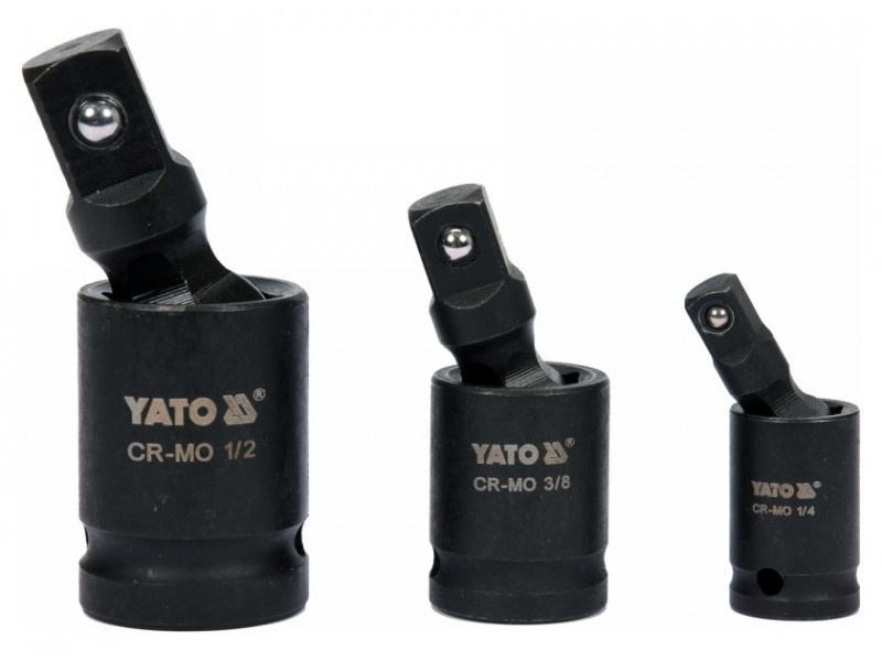 YATO Set cuplaj articulat din 3 piese 1/4 - 3/8 - 1/2" - 1 | YEO