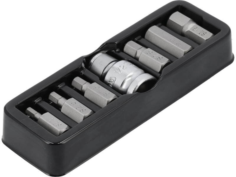 YATO Set de biți (imbus) 7 piese 4-12, L=30 mm 1/2" - 1 | YEO