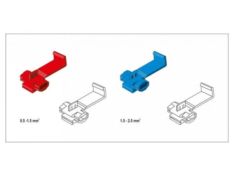 YATO Set de cuplaj rapid electric 50 bucăți