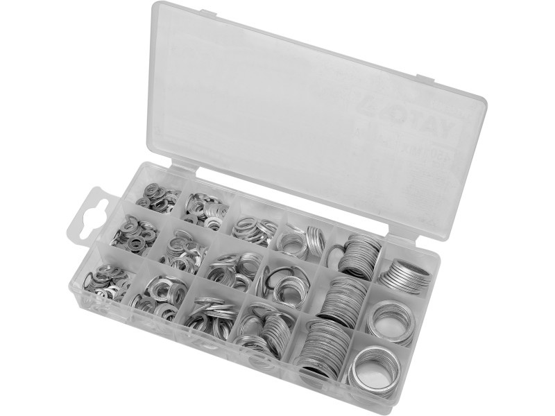 YATO Set de șaibe din aluminiu 450 bucăți - 1 | YEO