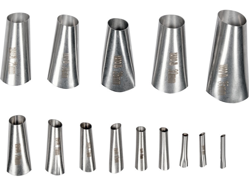 YATO set de vârfuri de cuțit pentru chit 14 bucăți inox